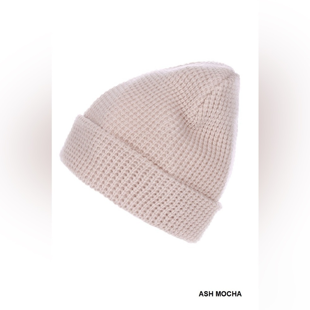 “ Morning Light “ Soft Waffle Knit Beanie Hat | Various Colors - Picture 6 of 8